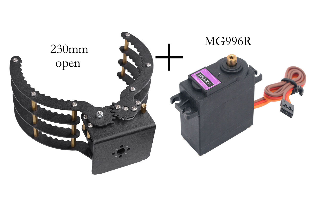 Programmable Robotic Arm Kit Arduino - Механические захваты с открытием 230 мм