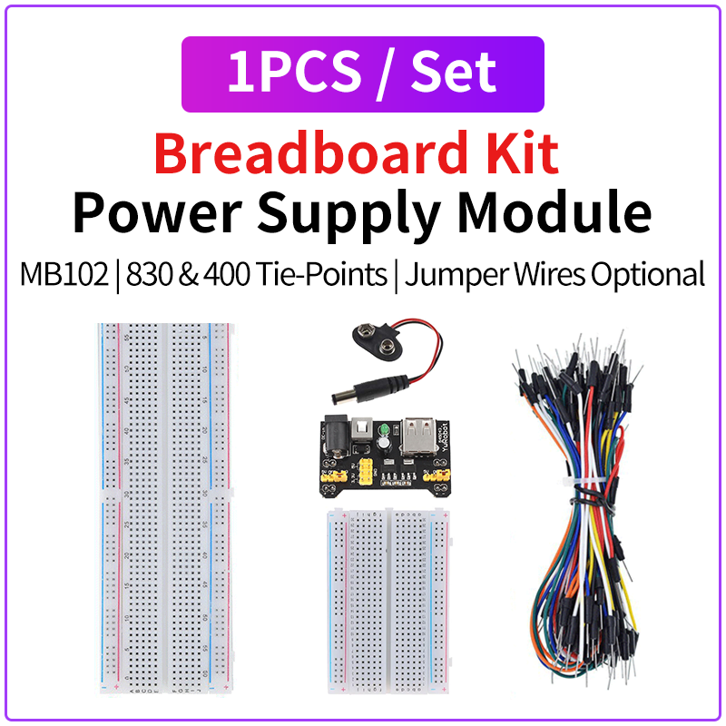 Breadboard Jumper Wires Power Supply Kit - Модуль питания макетной платы MB102 +