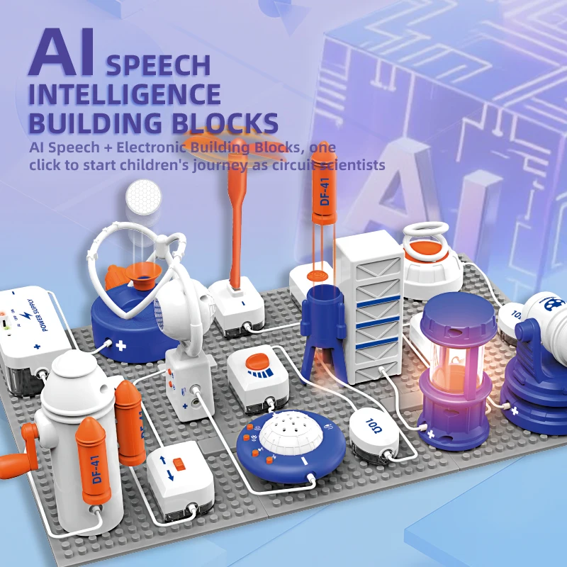 Electronic Building Blocks Stem Kit - Комплект строительных блоков STEM, обучающая игрушка