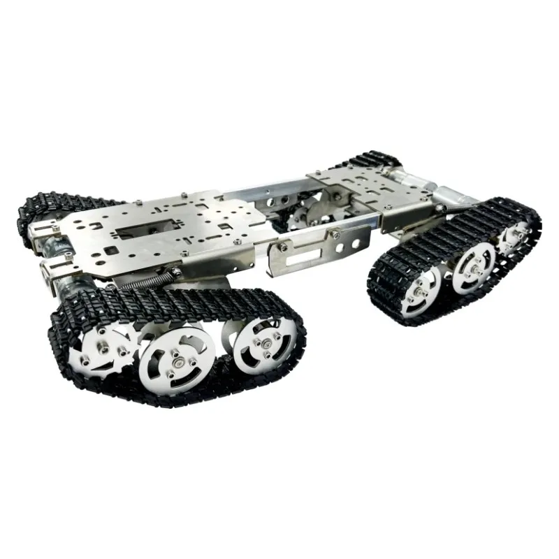 Raspberry Pi Robot Platform Tank Chassis - Робот-танк с дистанционным управлением, стальной шасси,