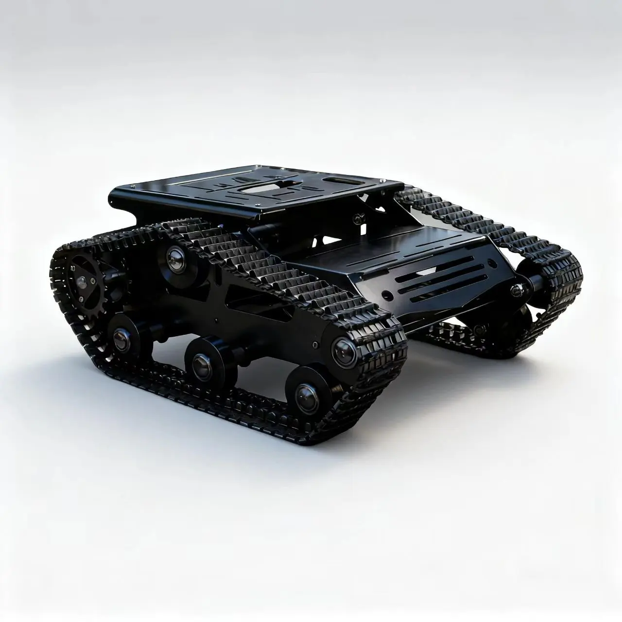 Raspberry Pi Robot Platform Tank Chassis - Умный робот-танк на алюминиевом шасси с