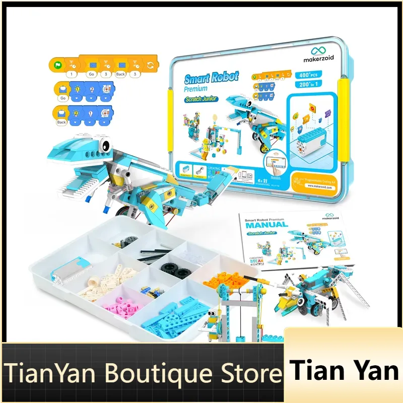 Stem Robot Building Kit Coding - Набор для сборки робота EE1 200