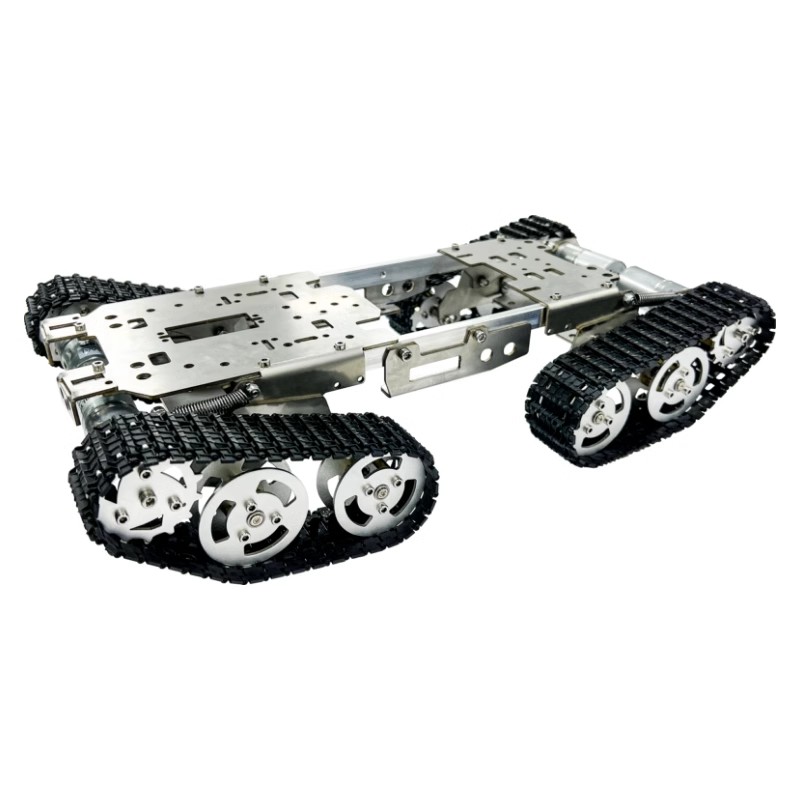 Raspberry Pi Robot Platform Tank Chassis - Программируемый робот-танк на радиоуправлении с нагрузкой
