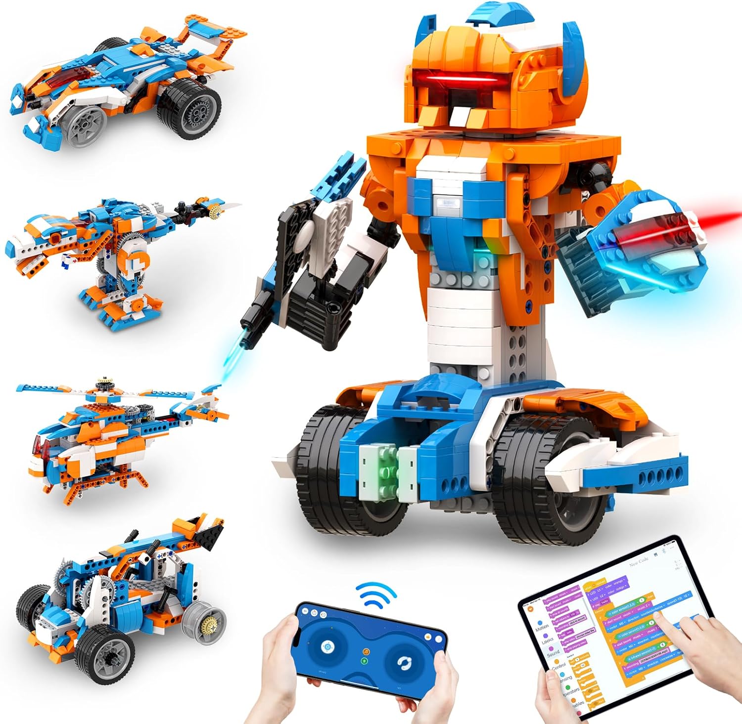Stem Robot Building Kit Coding - Набор для сборки робота Apitor 12-в-1