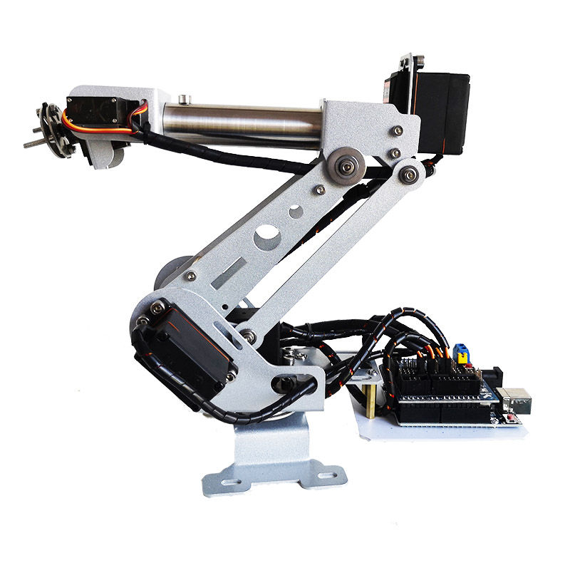 Роботизированная рука с 6 степ – обзор и цена Programmable Robotic Arm Kit Arduino