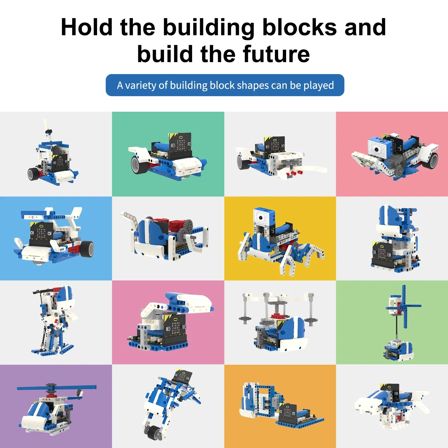 BBC Microbit V2 Building Block – обзор и цена Electronic Building Blocks Stem Kit