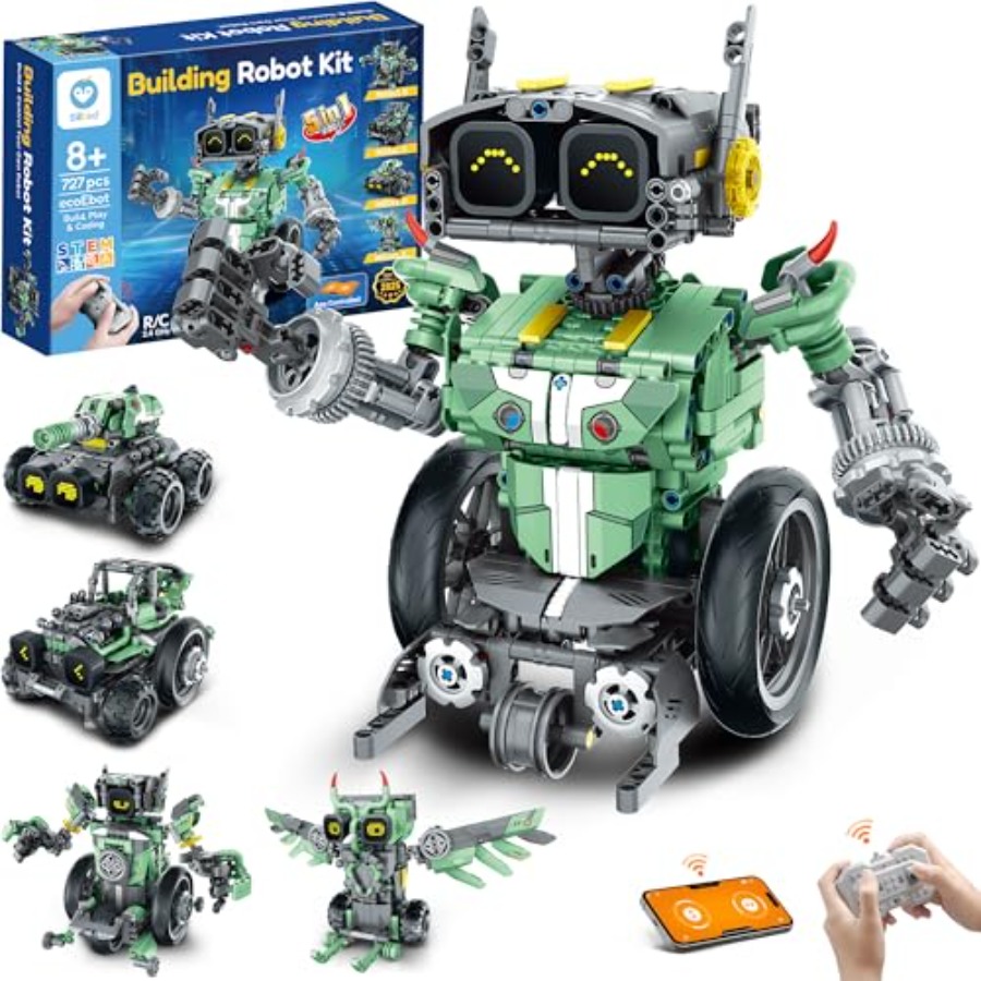 Набор для сборки робота-машины – обзор и цена Stem Robot Building Kit Coding