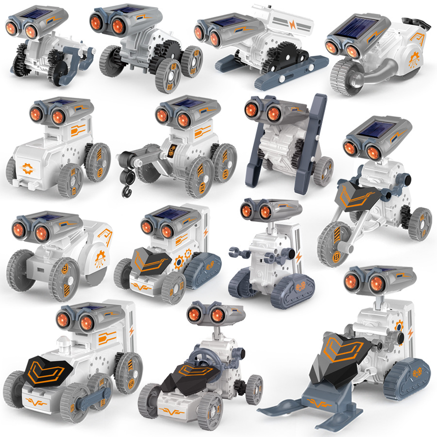 14 в 1: Набор для сборки прогр – обзор и цена Solar Powered Robot Kit 14 In 1