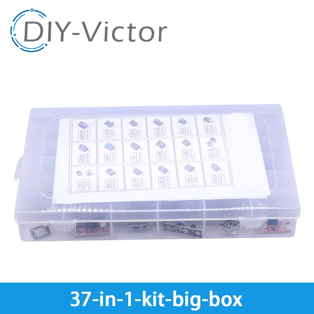 Стартовый комплект для arduino – обзор и цена Arduino Sensor Kit 37 Modules Starter