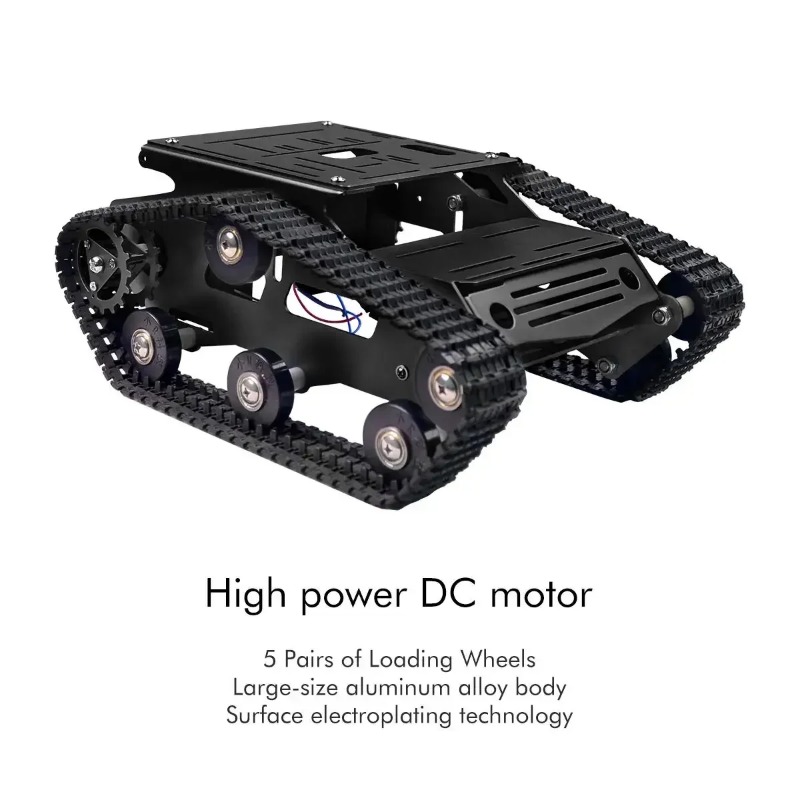 Умный робот, комплект шасси ав – обзор и цена Raspberry Pi Robot Platform Tank Chassis