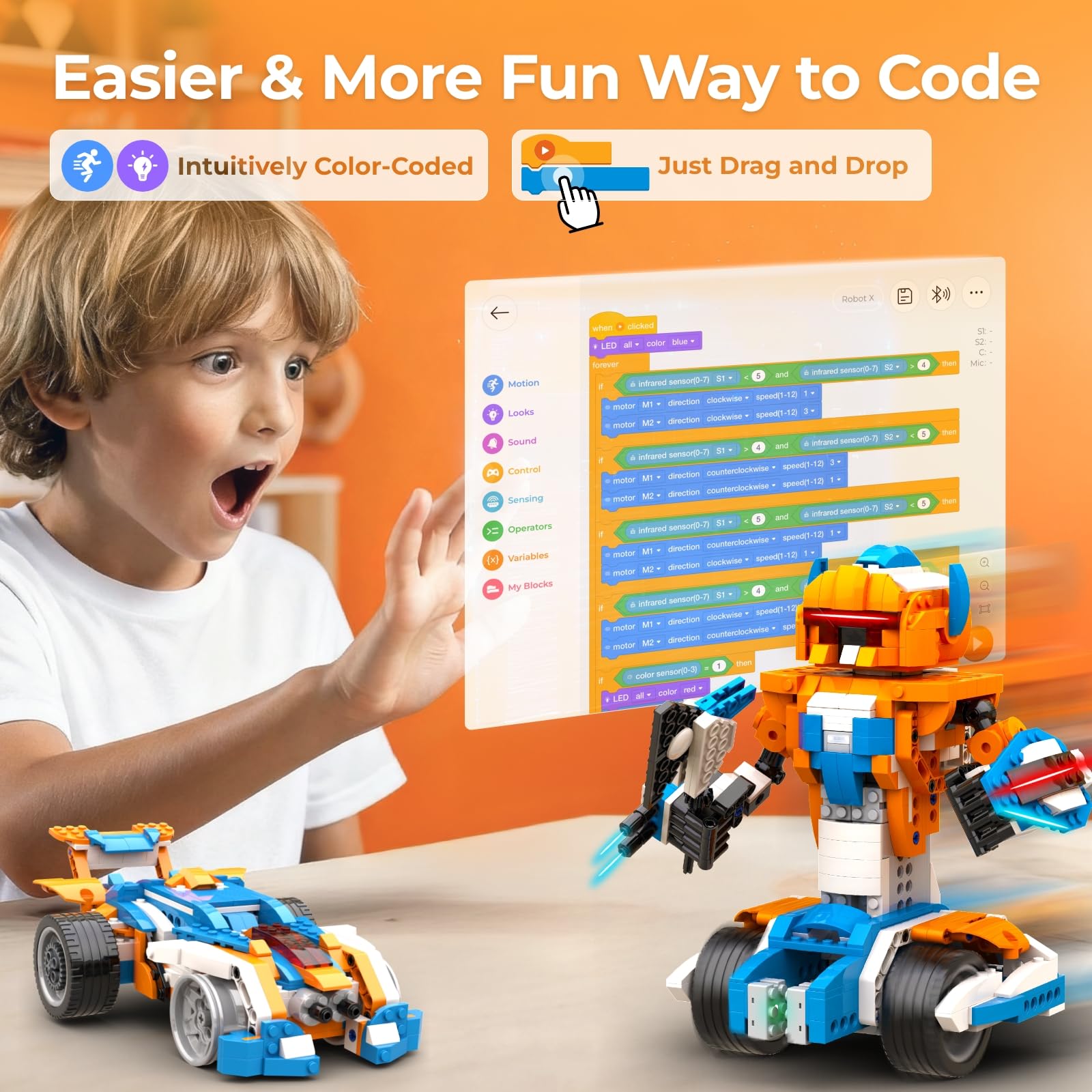 Набор для сборки робота Apitor – обзор и цена Stem Robot Building Kit Coding