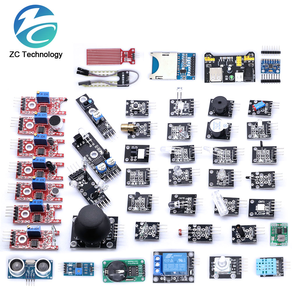 Для модулей датчиков arduino 4 – обзор и цена Arduino Sensor Kit 37 Modules Starter