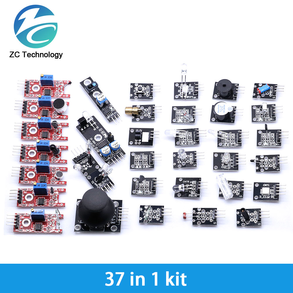 Для модулей датчиков arduino 4 – обзор и цена Arduino Sensor Kit 37 Modules Starter