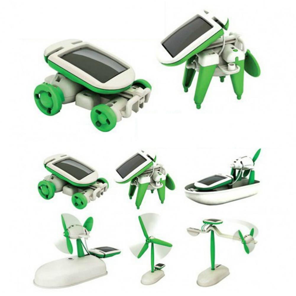 Детский набор для сборки солне – обзор и цена Solar Powered Robot Kit 14 In 1