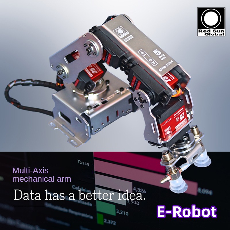 Программируемый робот-манипуля – обзор и цена Programmable Robotic Arm Kit Arduino