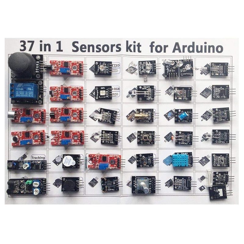 ABKN-For Arduino MCU Compatibl – обзор и цена Arduino Sensor Kit 37 Modules Starter