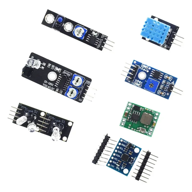 Модули датчиков 45 в 1, 16 вид – обзор и цена Arduino Sensor Kit 37 Modules Starter