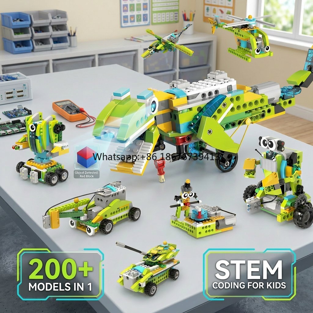 Набор для робототехники STEM 2 – обзор и цена Stem Robot Building Kit Coding