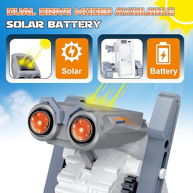 Набор для сборки солнечного ро – обзор и цена Solar Powered Robot Kit 14 In 1
