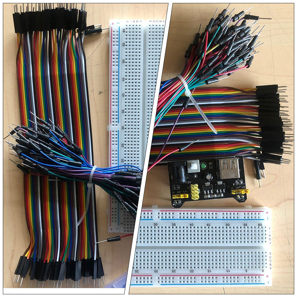 Набор 830-точечной макетной пл – обзор и цена Breadboard Jumper Wires Power Supply Kit