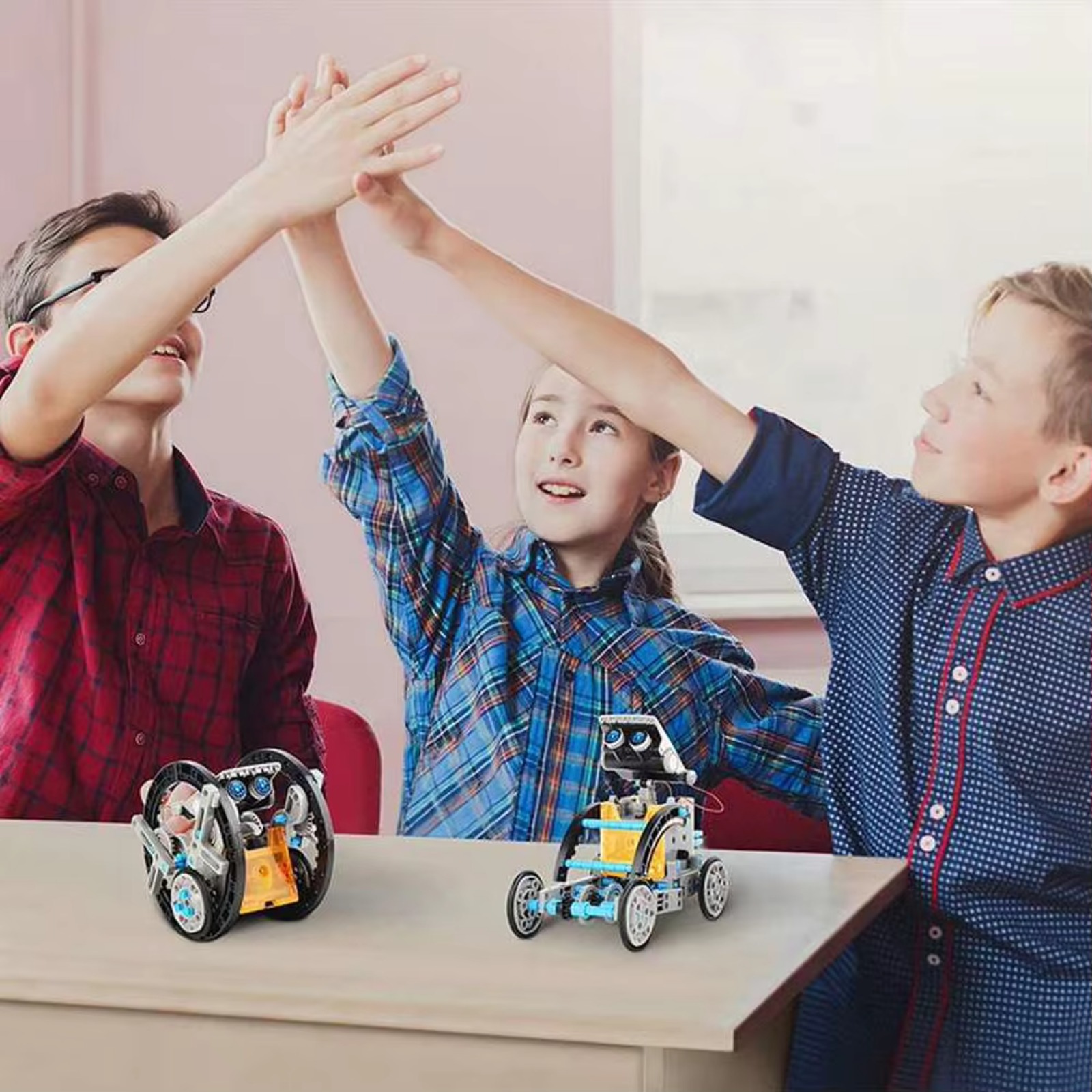 Набор для сборки робота на сол – обзор и цена Solar Powered Robot Kit 14 In 1