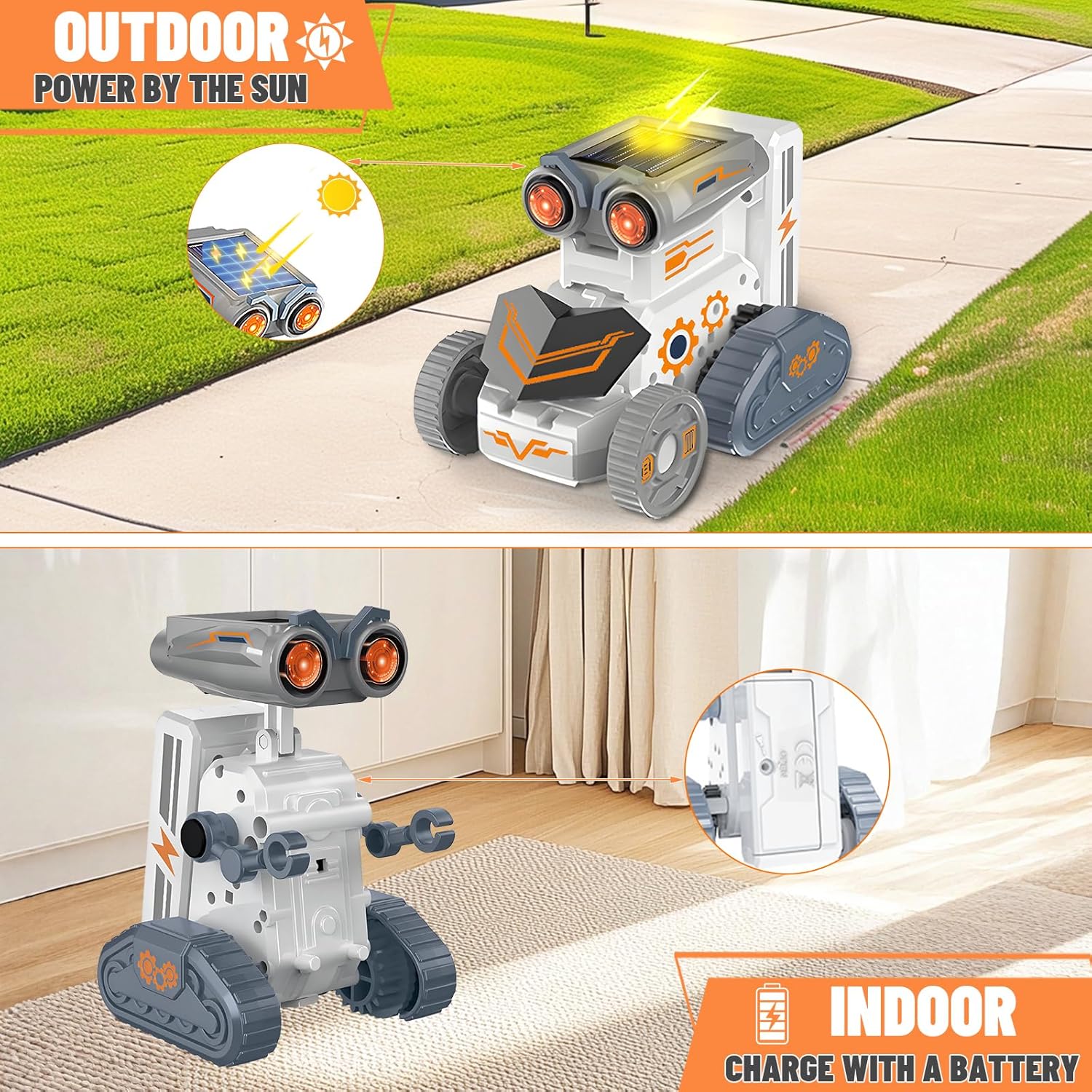 21/14/7 в 1, научный экспериме – обзор и цена Solar Powered Robot Kit 14 In 1