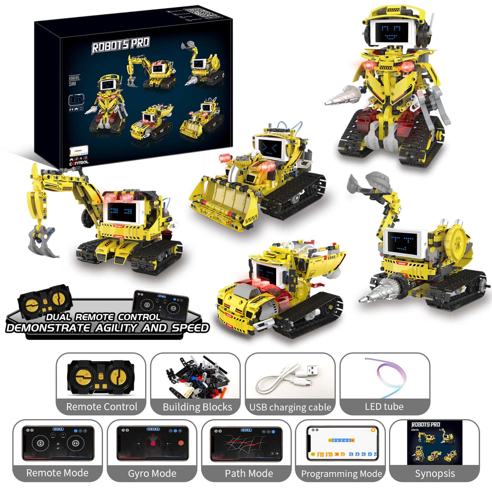 Набор для сборки инженерного р – обзор и цена Stem Robot Building Kit Coding