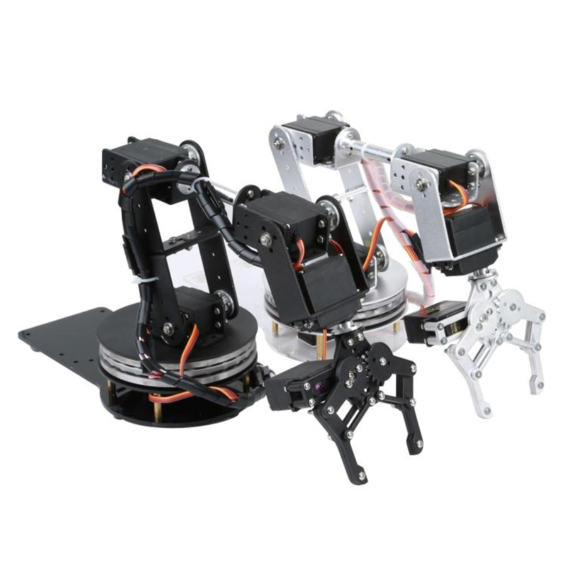 Серебряный роботизированный ма – обзор и цена Programmable Robotic Arm Kit Arduino