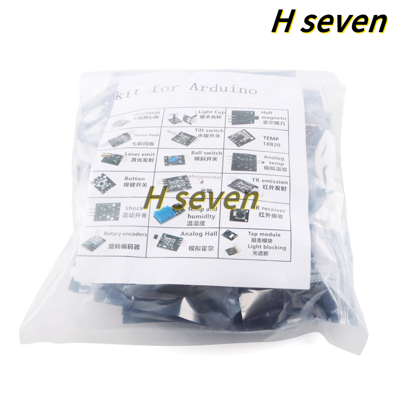 Модули датчиков 37 в 1, 37 ком – обзор и цена Arduino Sensor Kit 37 Modules Starter