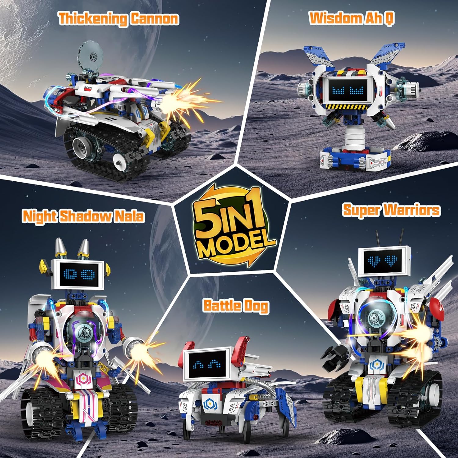 Набор игрушек-роботов STEM 5 в – обзор и цена Stem Robot Building Kit Coding