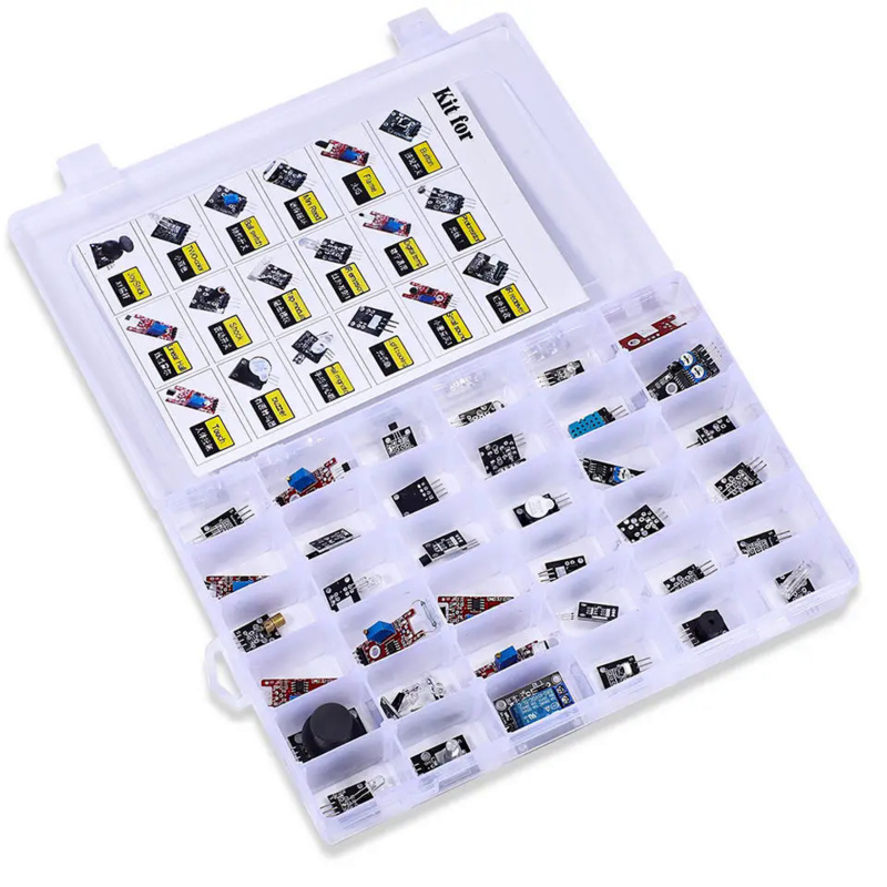 Для модулей датчиков arduino 4 – обзор и цена Arduino Sensor Kit 37 Modules Starter