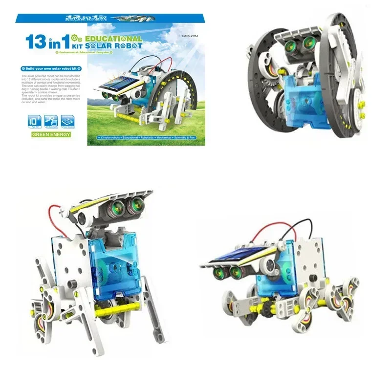 Набор для сборки солнечного ро – обзор и цена Solar Powered Robot Kit 14 In 1