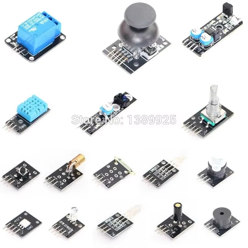 Новинка: Новая плата R3 + 37 м – обзор и цена Arduino Sensor Kit 37 Modules Starter