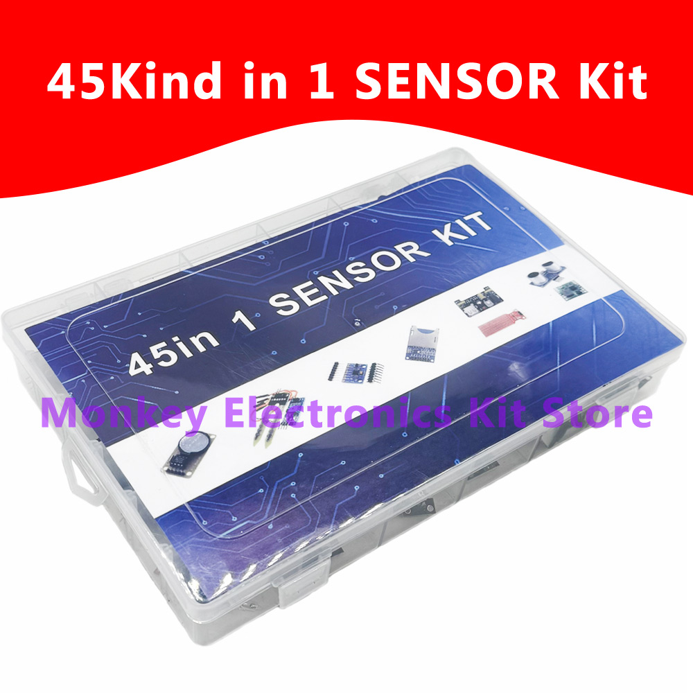 Модули датчиков 45 в 1 и 16 ви – обзор и цена Arduino Sensor Kit 37 Modules Starter