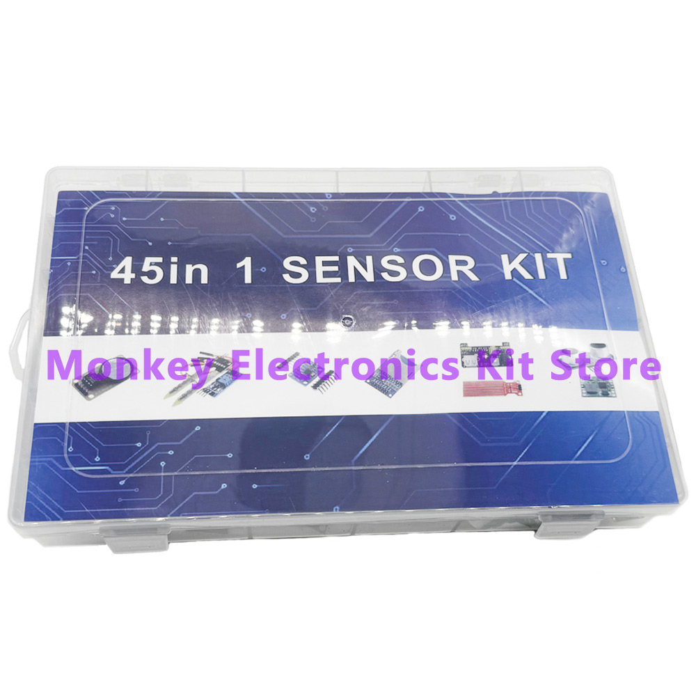 Модули датчиков 45 в 1 и 16 ви – обзор и цена Arduino Sensor Kit 37 Modules Starter