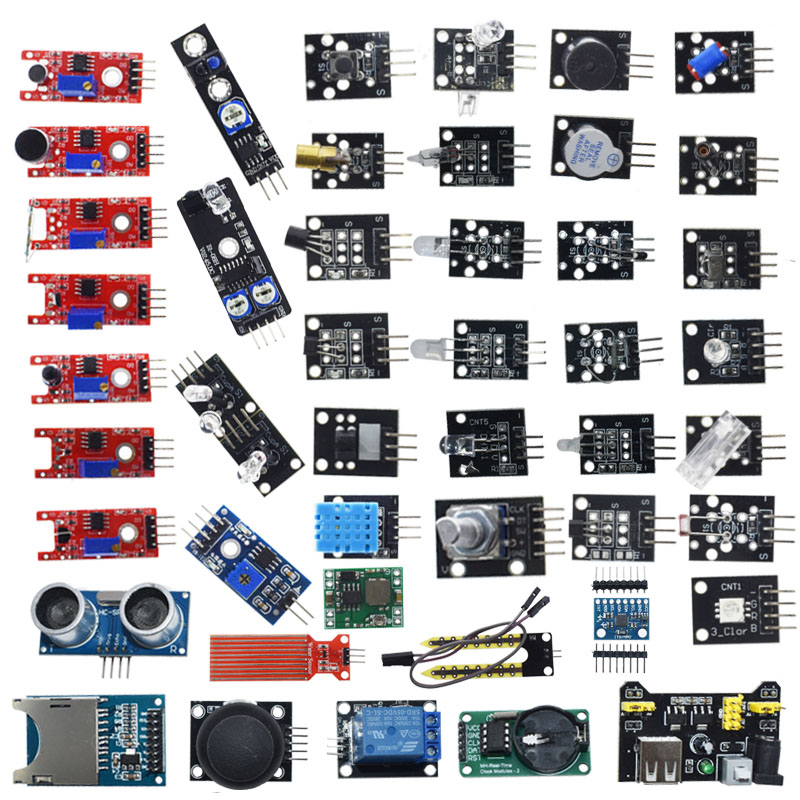 Стартовый комплект сенсорных м – обзор и цена Arduino Sensor Kit 37 Modules Starter