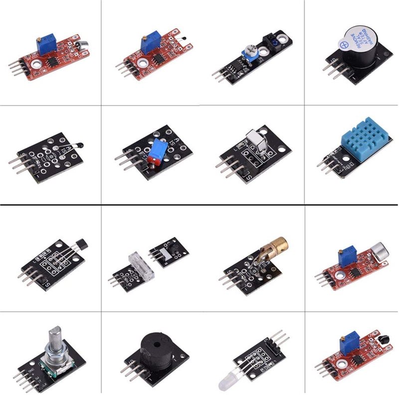 Стартовый набор из 37 сенсорны – обзор и цена Arduino Sensor Kit 37 Modules Starter