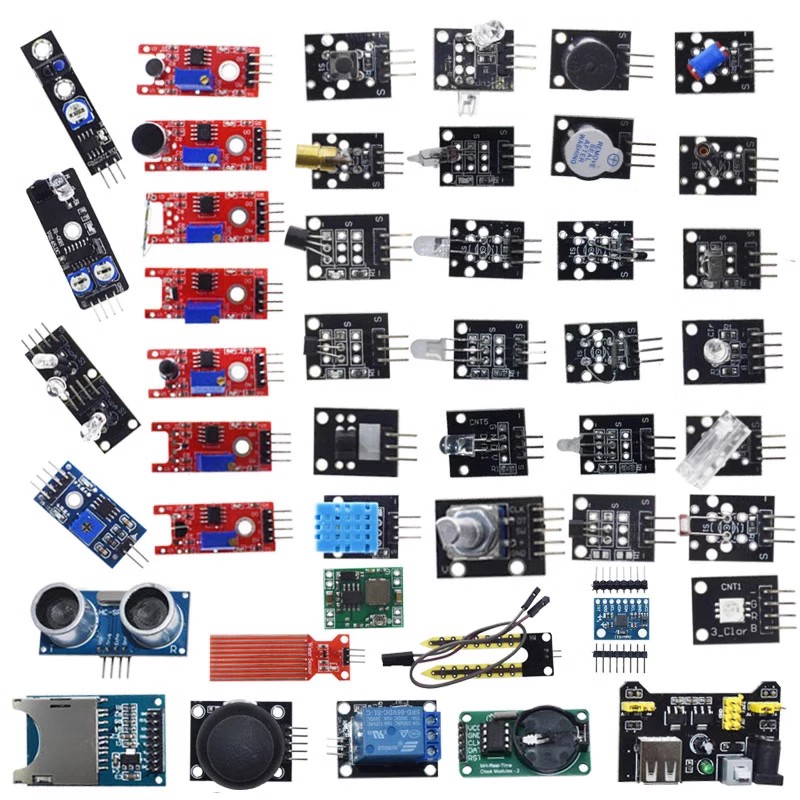 Набор из 45 сенсорных модулей  – обзор и цена Arduino Sensor Kit 37 Modules Starter