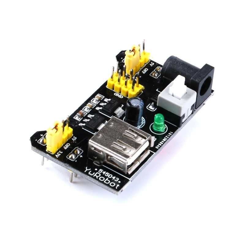 3,3 В/5 В MB-102 Модуль питани – обзор и цена Breadboard Jumper Wires Power Supply Kit
