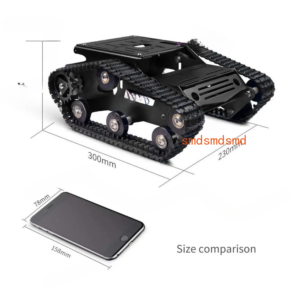 Умный робот-танк: шасси из алю – обзор и цена Raspberry Pi Robot Platform Tank Chassis