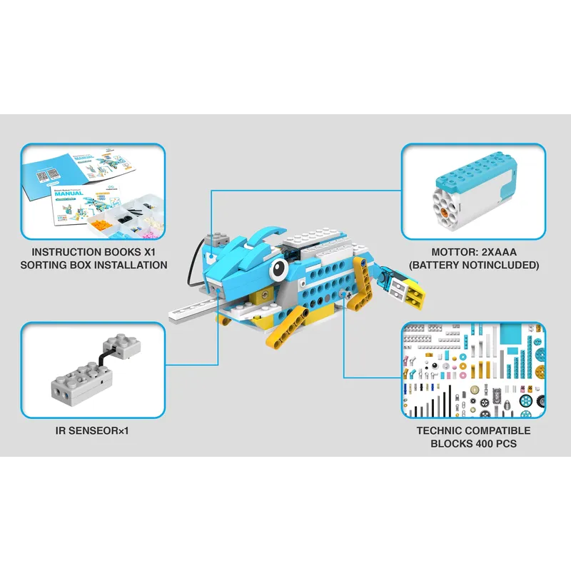 Набор для сборки робота EE1 20 – обзор и цена Stem Robot Building Kit Coding