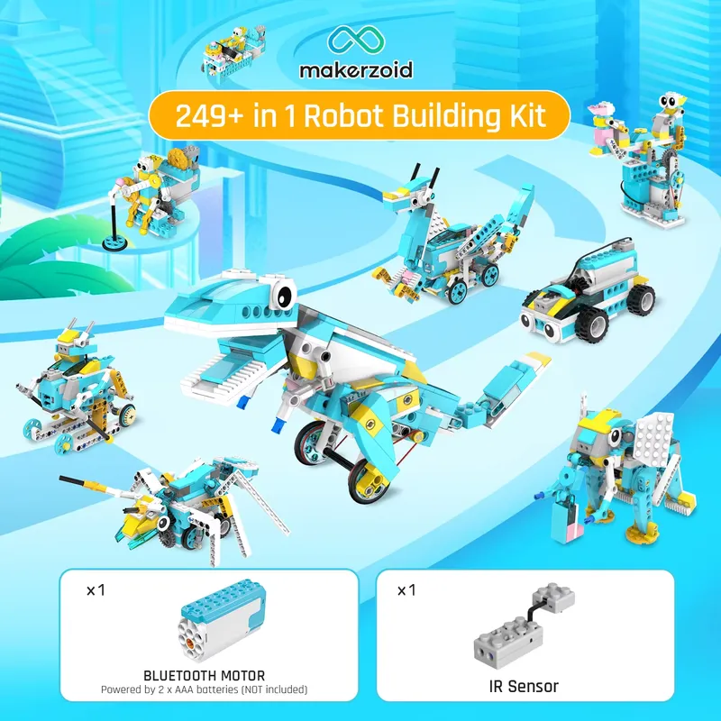 Набор для сборки робота EE1 20 – обзор и цена Stem Robot Building Kit Coding