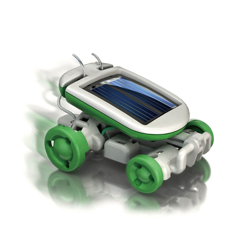 6-в-1 комплект робота на солне – обзор и цена Solar Powered Robot Kit 14 In 1
