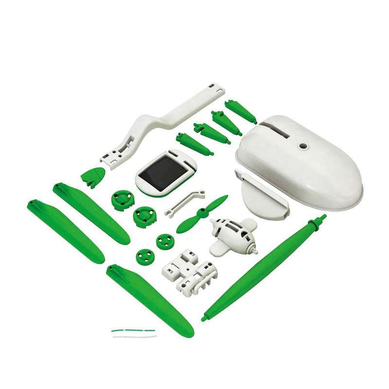 6-в-1 комплект робота на солне – обзор и цена Solar Powered Robot Kit 14 In 1