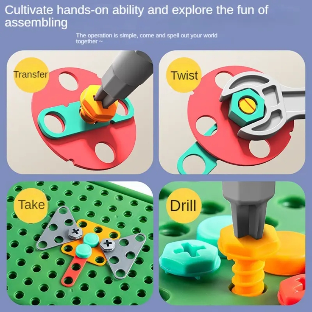 450 шт. Набор для детей STEM с – обзор и цена Electronic Building Blocks Stem Kit
