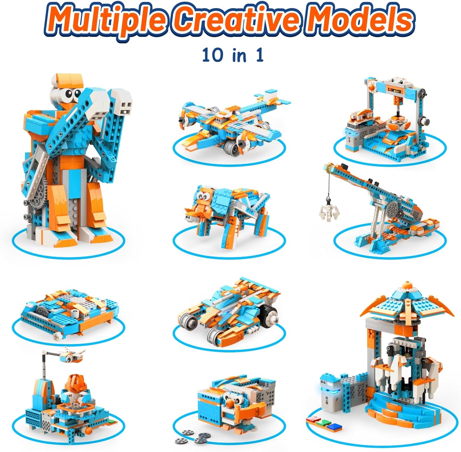 Робот-конструктор Apitor S 10- – обзор и цена Stem Robot Building Kit Coding