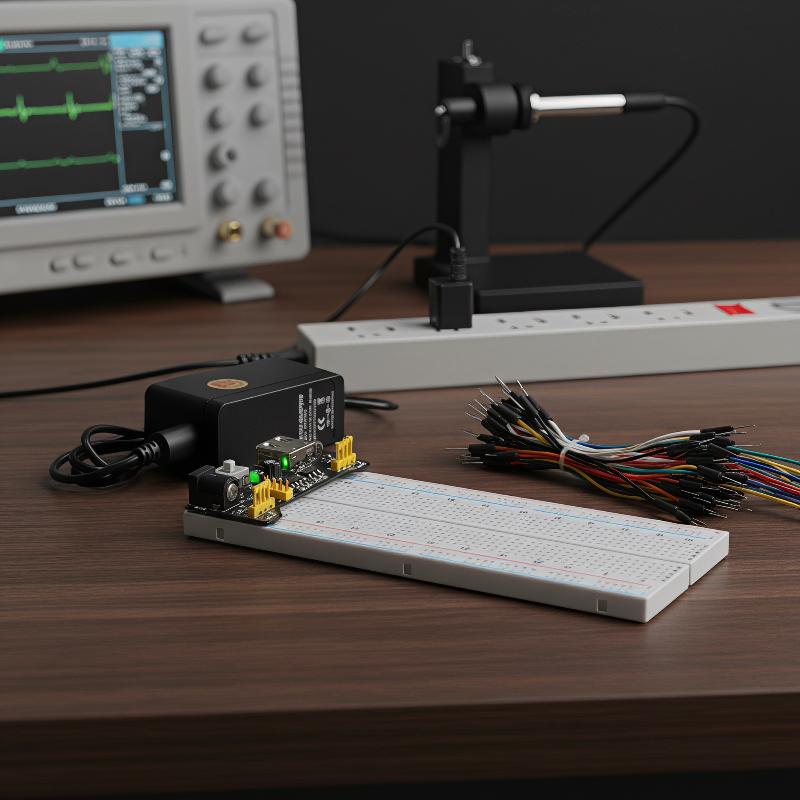 Набор макетной платы MB-102 с  – обзор и цена Breadboard Jumper Wires Power Supply Kit