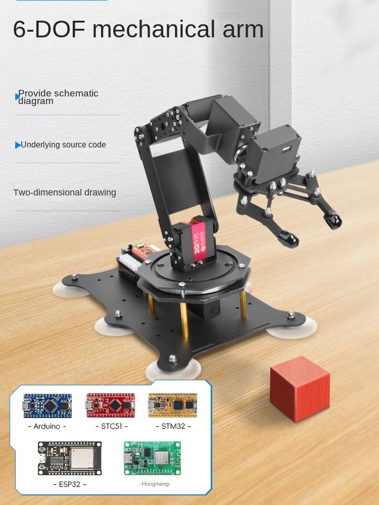 6-осевая роботизированная рука – обзор и цена Programmable Robotic Arm Kit Arduino