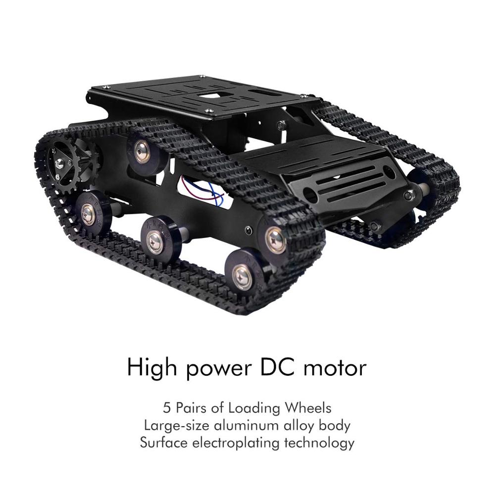 Умный робот-танк: шасси из алю – обзор и цена Raspberry Pi Robot Platform Tank Chassis