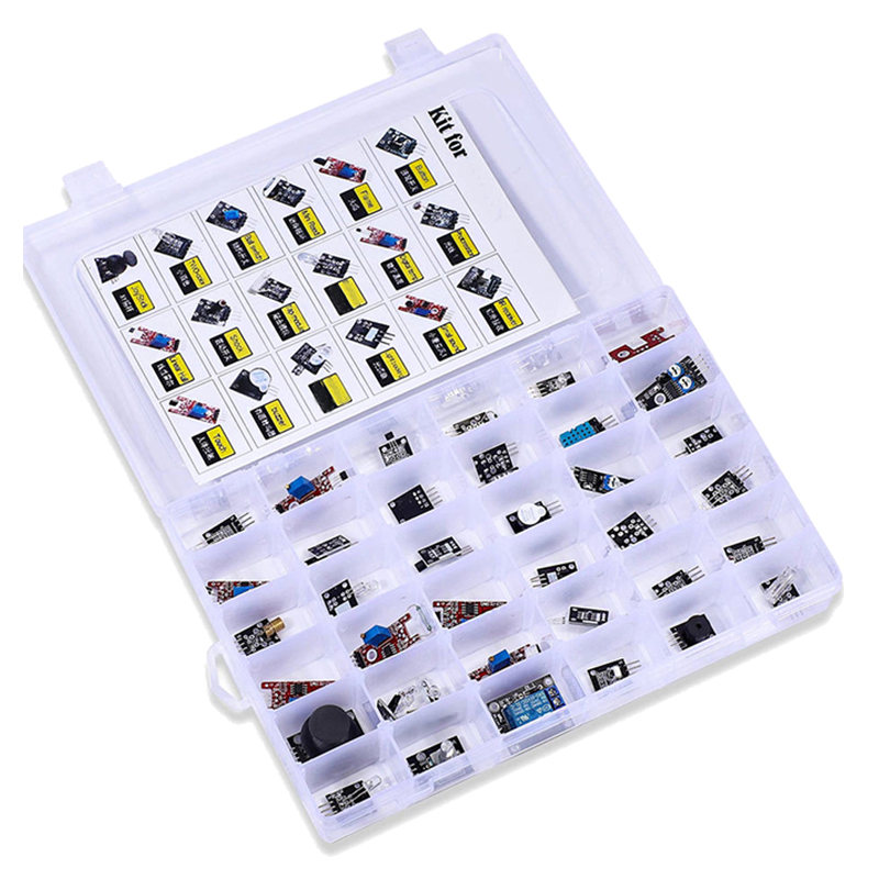 Стартовый комплект для arduino – обзор и цена Arduino Sensor Kit 37 Modules Starter